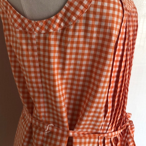 NAUTICA GINGHAM ORANGE TOP 🧡 - Picture 5 of 8